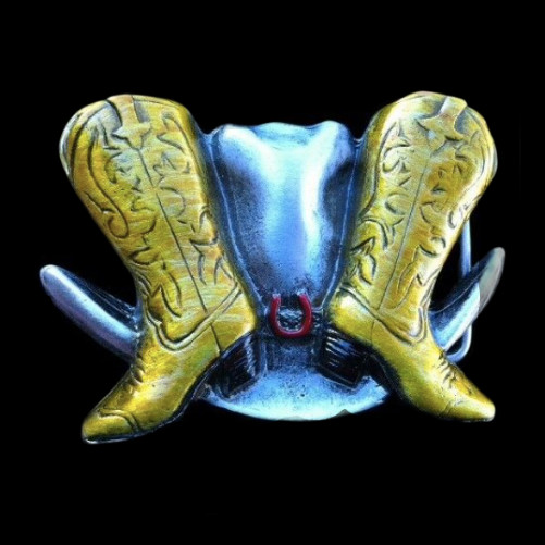 Western Cowgirls Cowboy Boots Cool Rodeo Belt Buckle Buckles