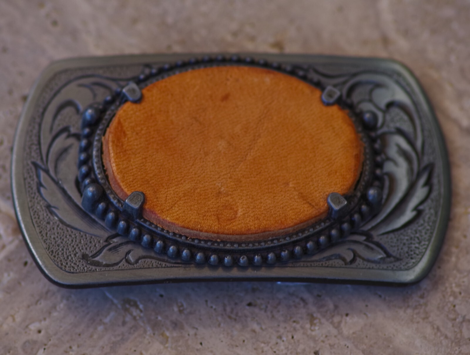 BELT BUCKLE Stone Holder Southwestern Cowboy High Quality Made in USA