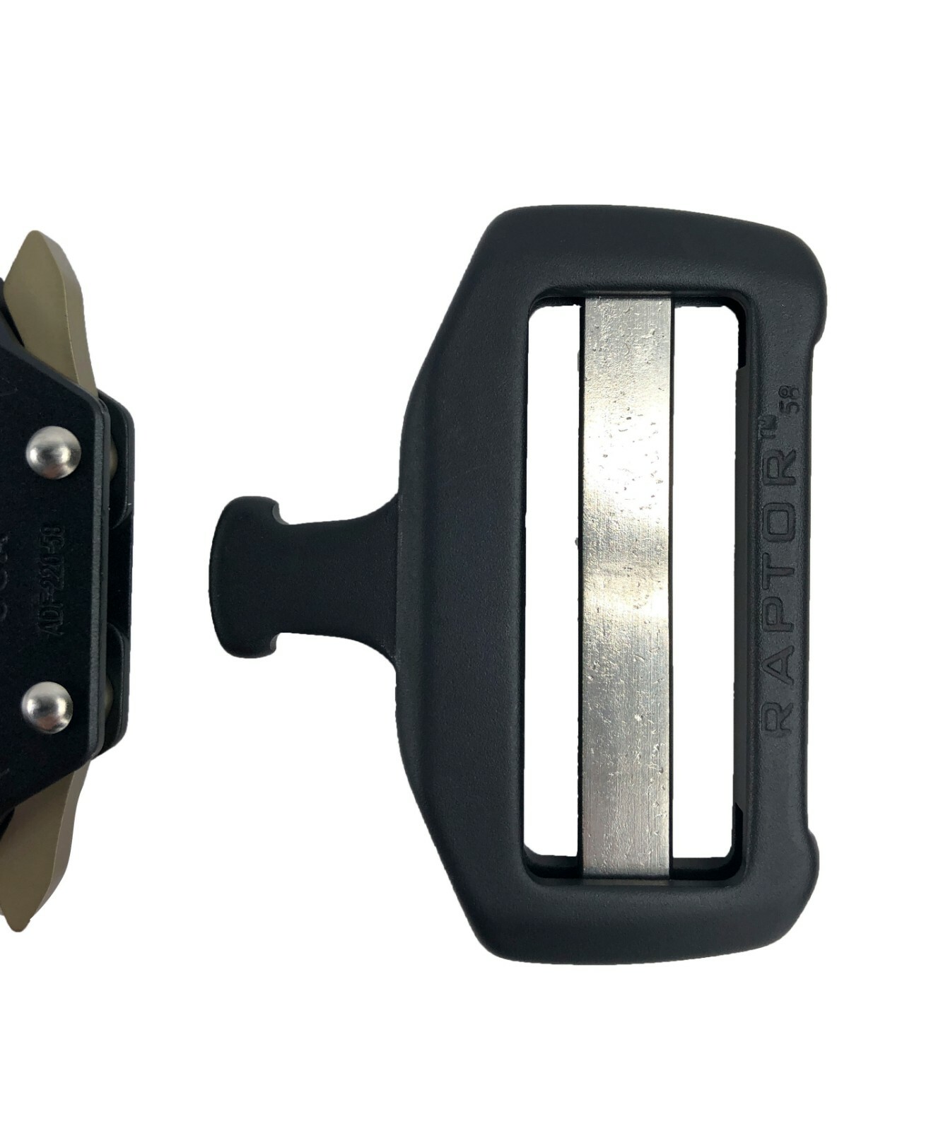 RAPTOR™ 2 .25&Prime; BUCKLE, military buckle, tactical belt package (made in USA)