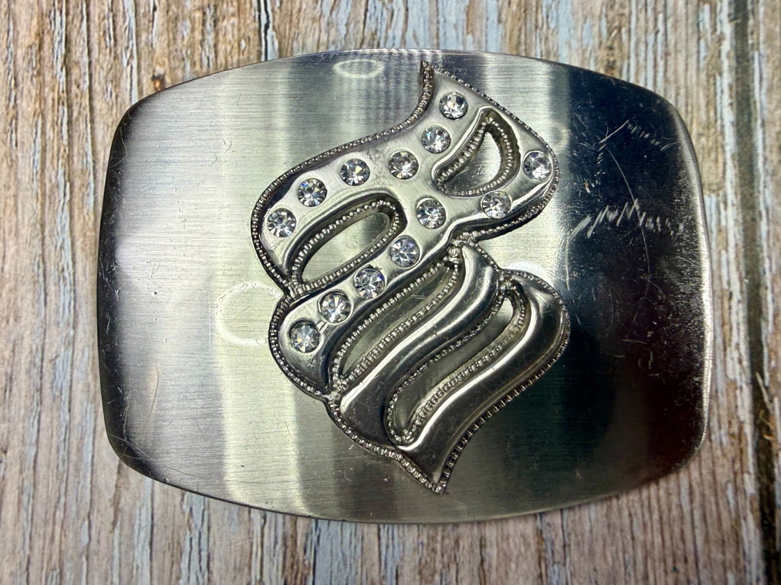 Rocawear with Rhinestone Bling Belt Buckle RW Hip Hop Fashion Vintage 2000s Y2K