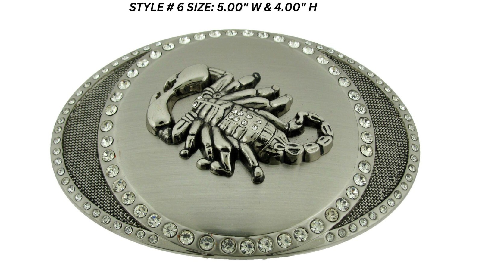 Scorpion Belt Buckle Gold Silver Metal New Mens Womens Zodiac Sign Rodeo Western