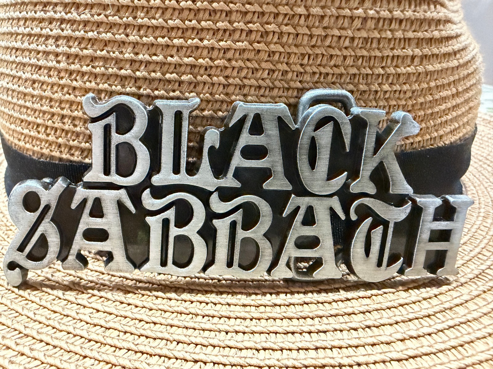 Antiqued Silver Music Rock Band Belt Buckle