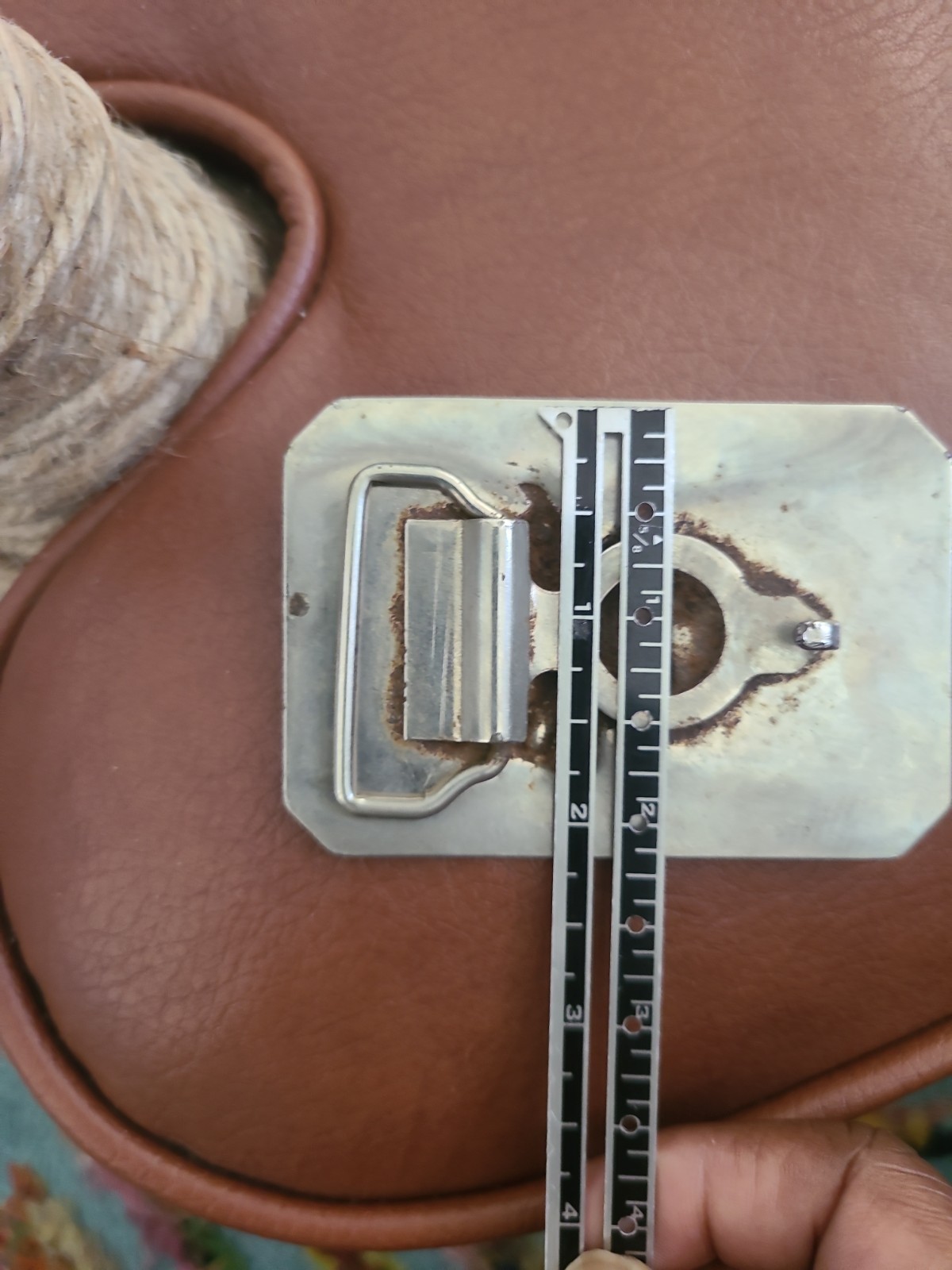 Vintage Western Saddle 3 Dimensional on Floral Silver Tone Belt Buckle USA