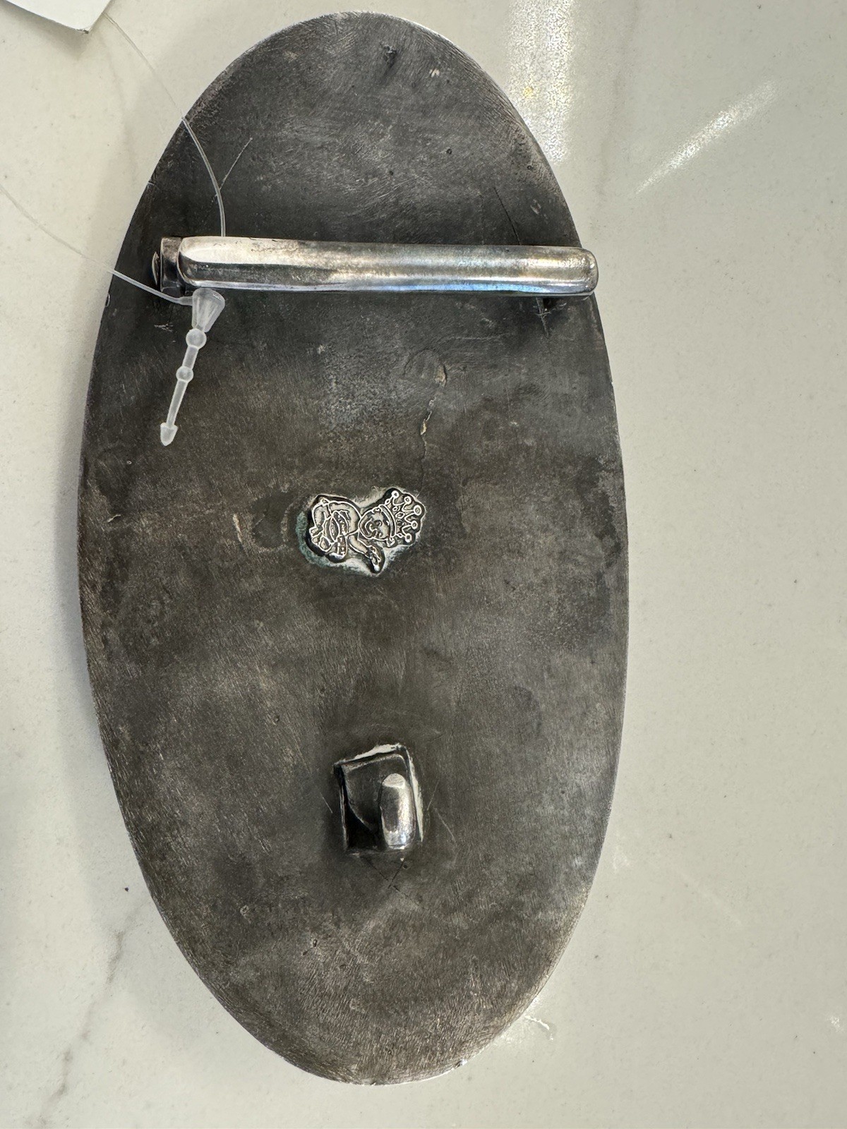 « RARE&Massive 259 grms 5 x 3 » King Baby Studio Sterling Skull Belt Buckle $4000