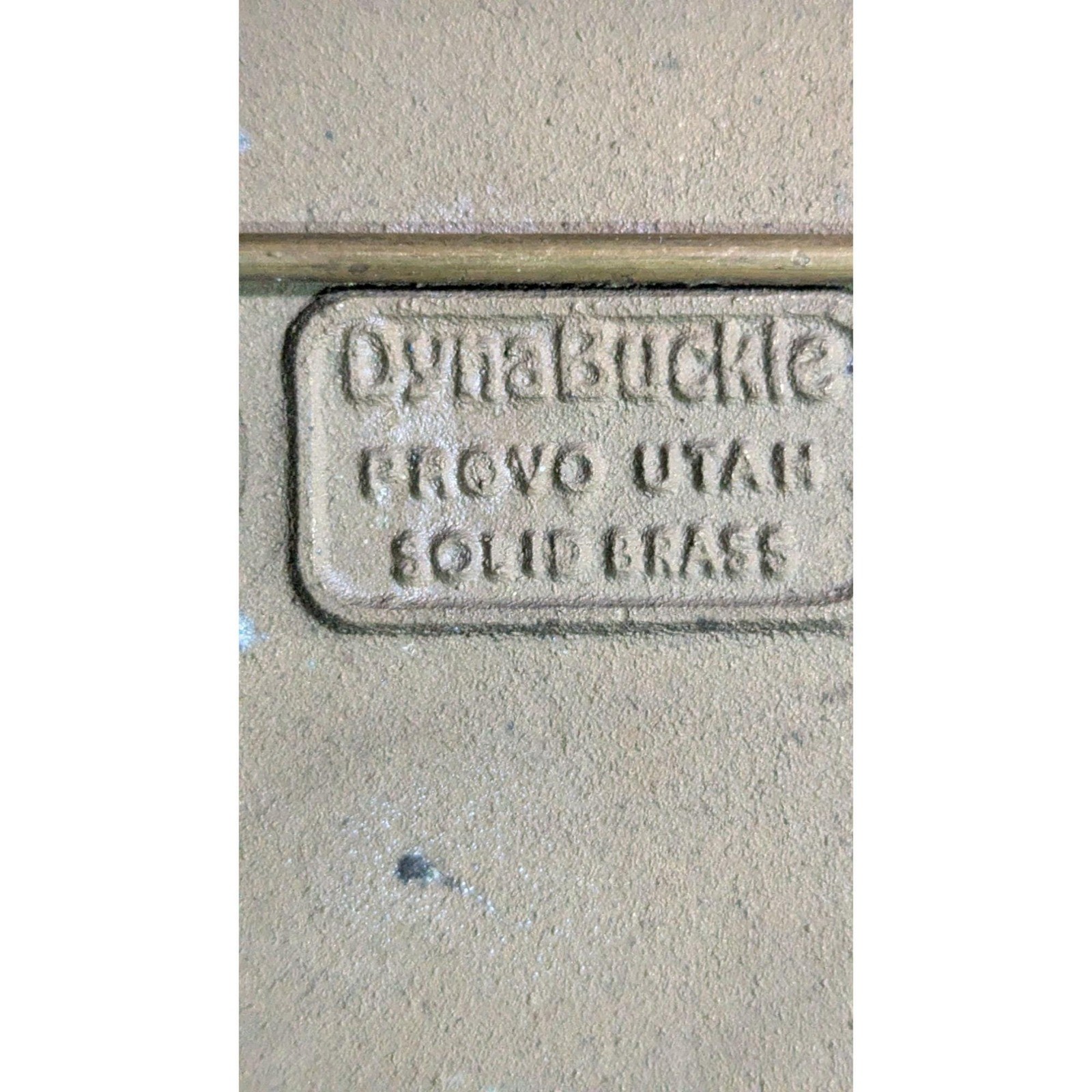 Vintage DynaBuckle Texasgulf 1995 Solid Brass Belt Buckle Excavator Industrial
