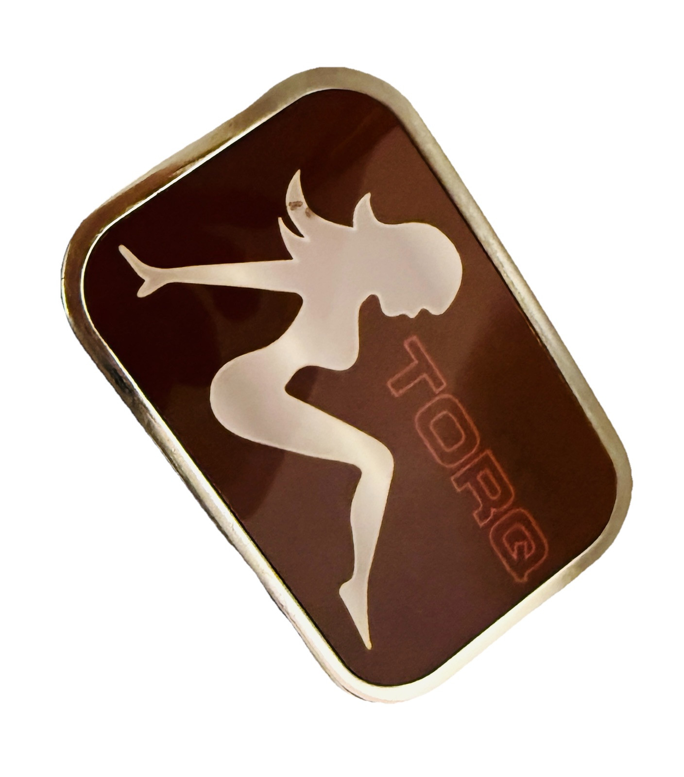 Mud Flap Naked Woman Trucker Metal Belt Buckle 3.5” X 2.5”