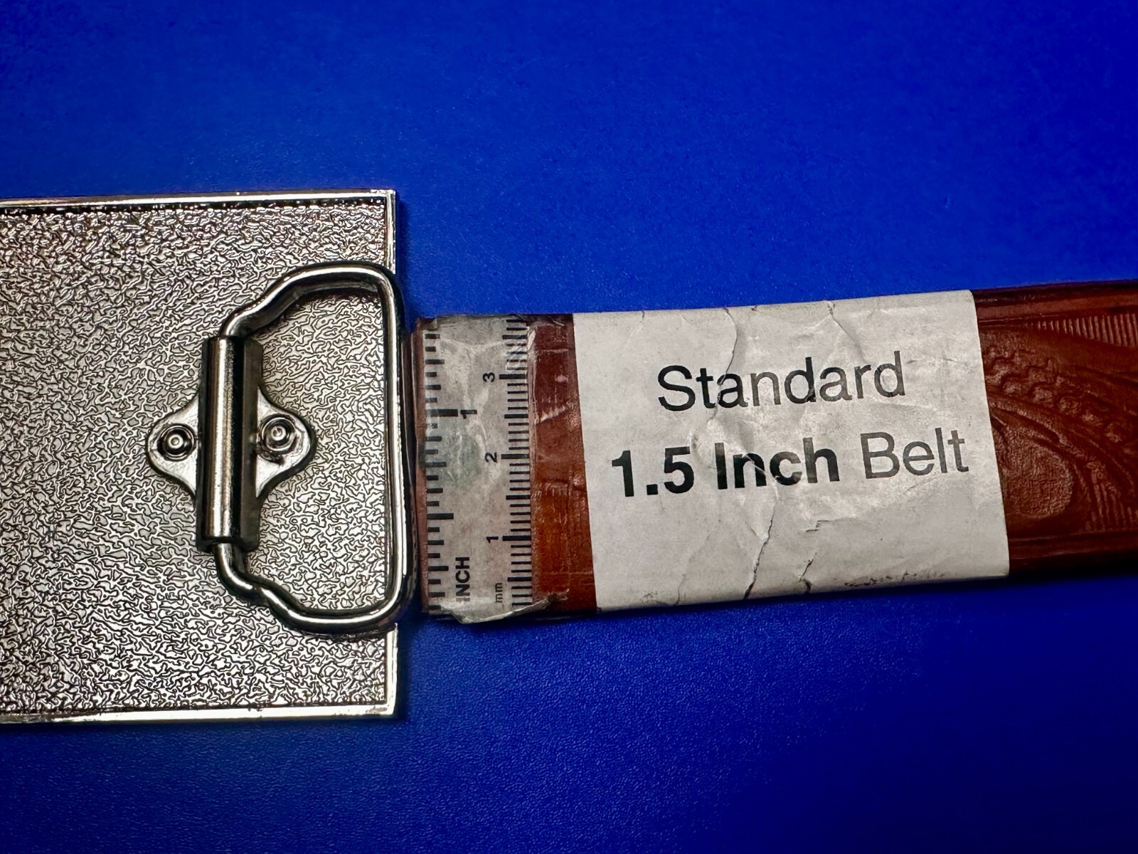 Review Never Established Multi-Colored Enameled TV Bars? Statement Belt Buckle