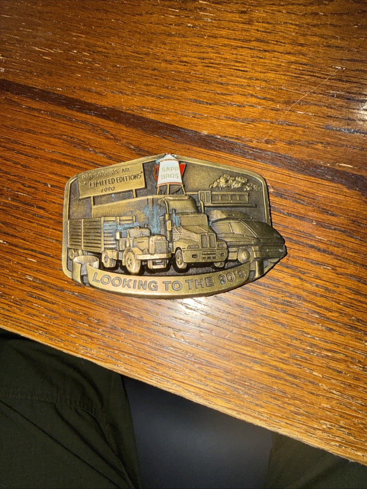 Vintage Sapp Brothers limited edition belt buckle #1453 out of 2500