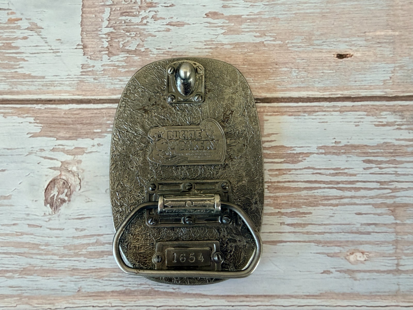 Vintage Buckle Framer Police Belt Buckle We Serve & Protect Law Enforcement