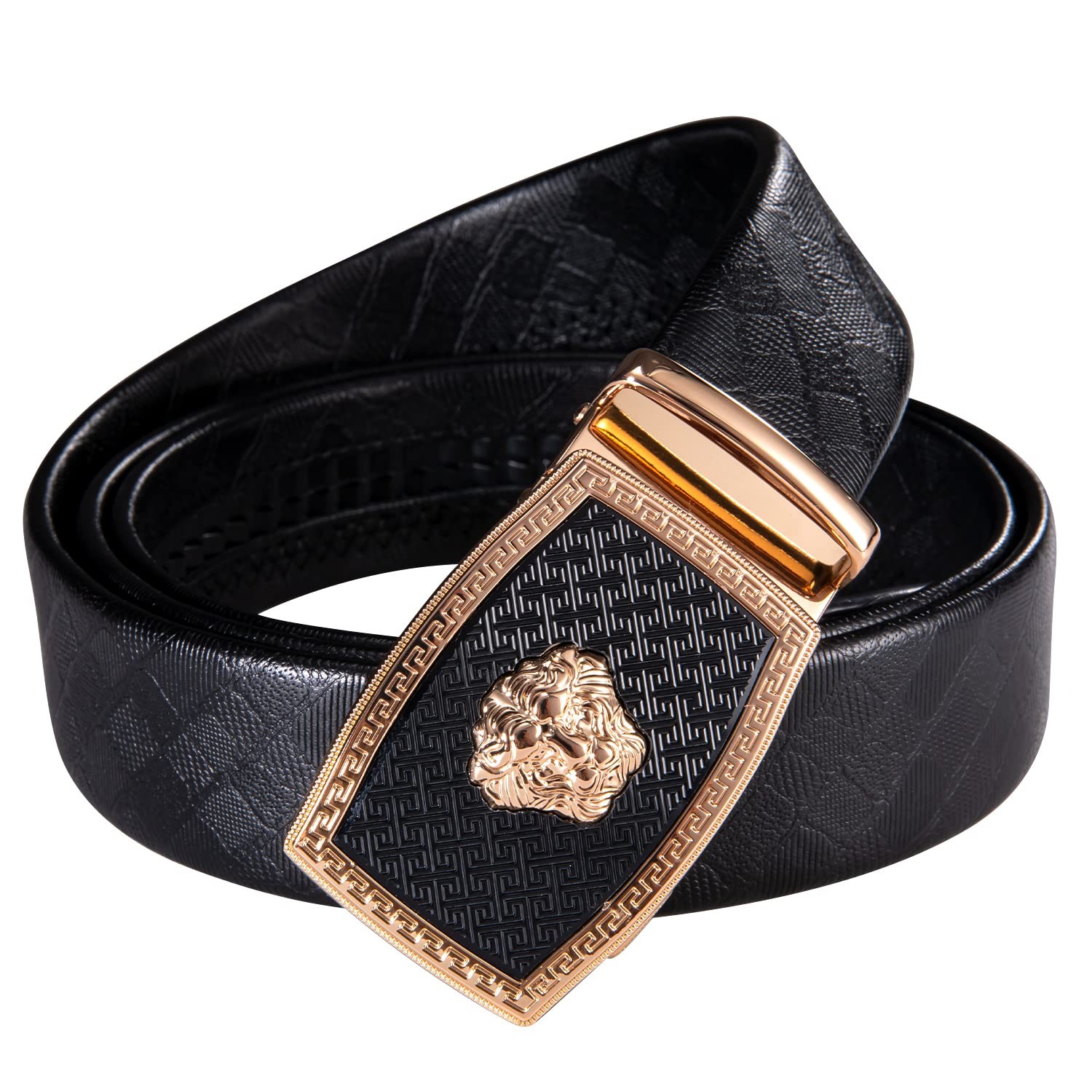 Dubulle Belts For waist size 24 » to 38 », belt 43 »(110cm), A Gold Orangutan