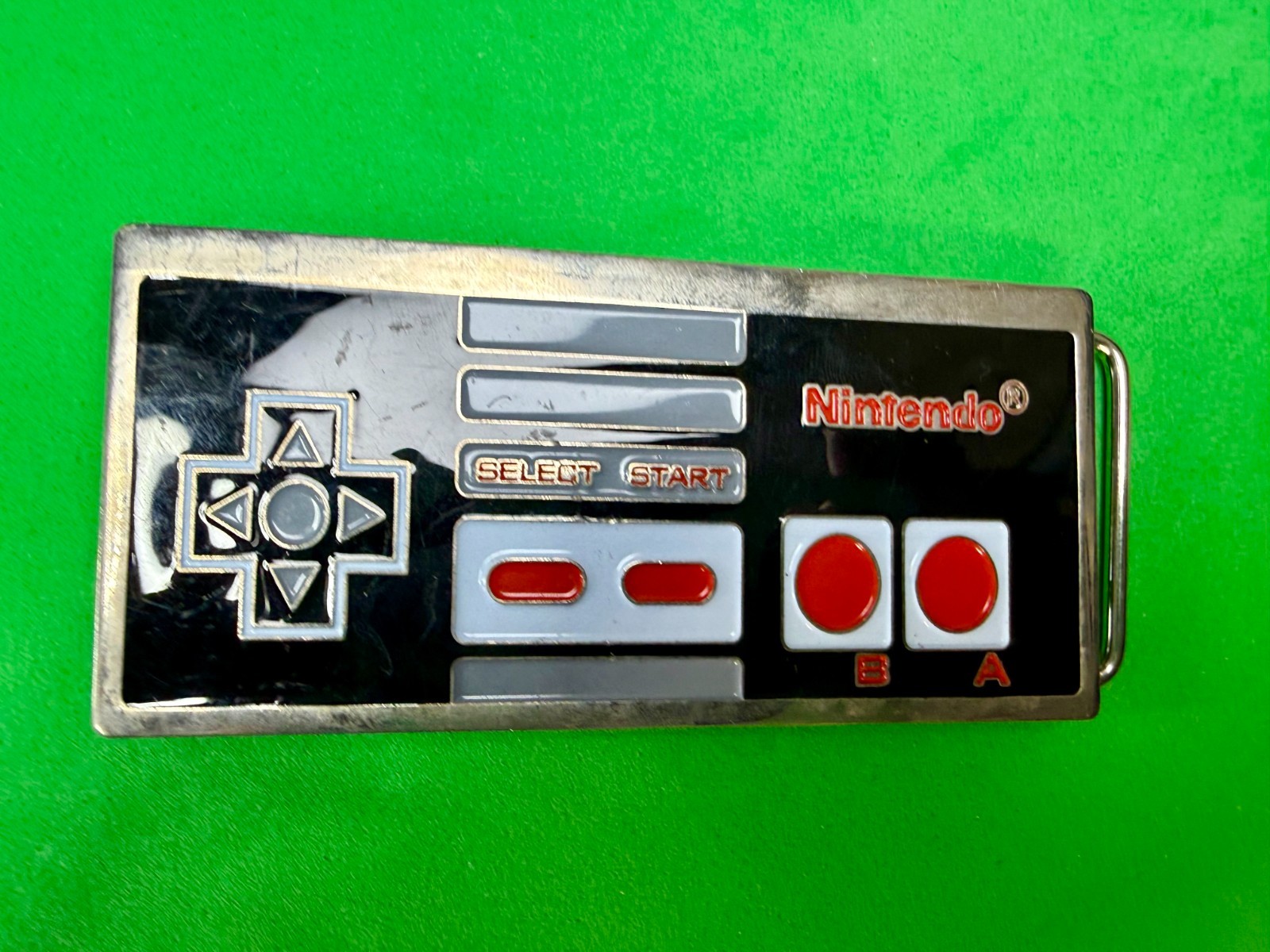 Official Classic Nintendo NES System Video Game Controller Figural Belt Buckle