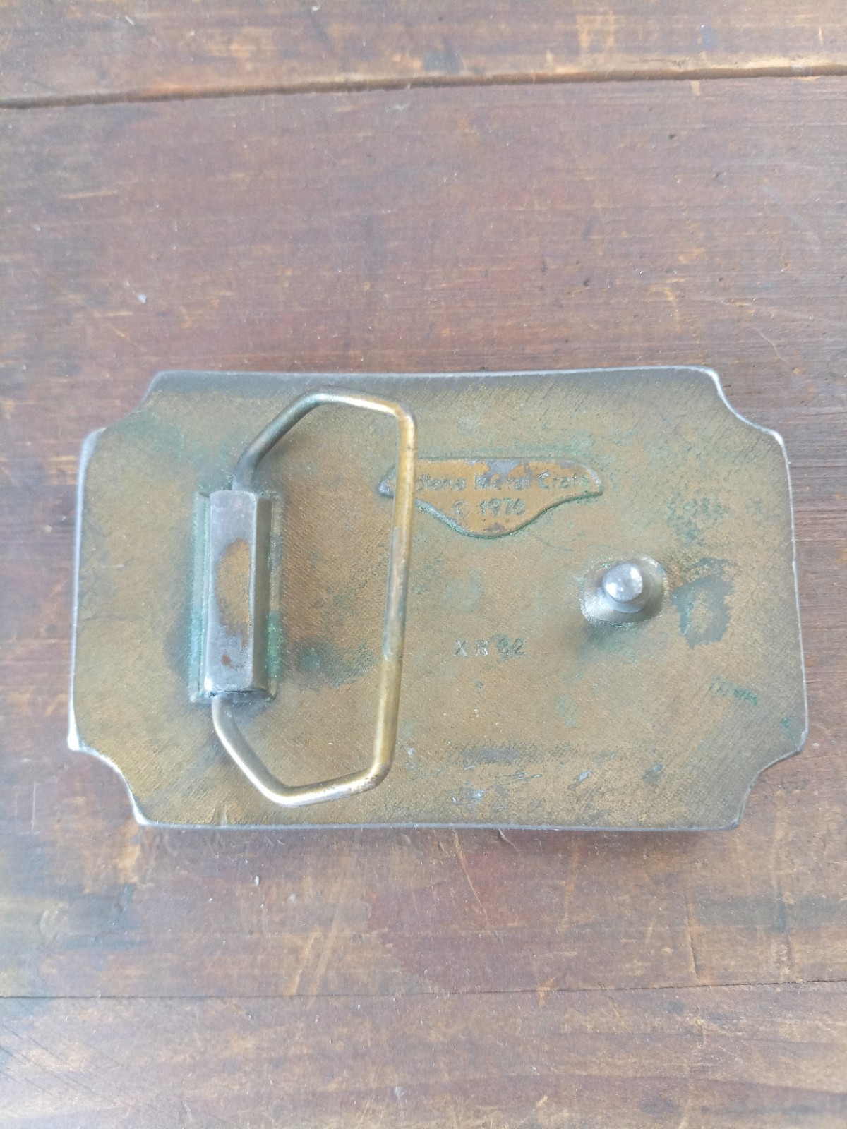 Vintage 1976 Indiana Metal Craft Winchester Belt Buckle XR82