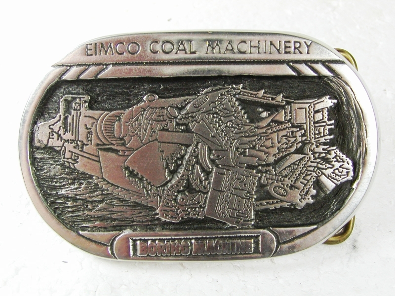 1994 Elmco Coal Machinery Boriing Machine Belt Buckle By Prazen 4116