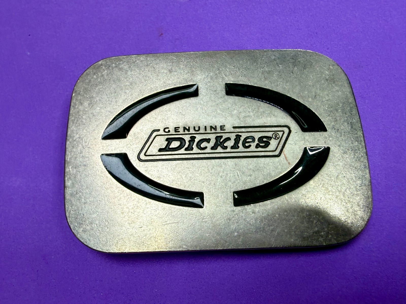 Genuine Dickies Apparel Clothing Company Advertising Promotional Belt Buckle