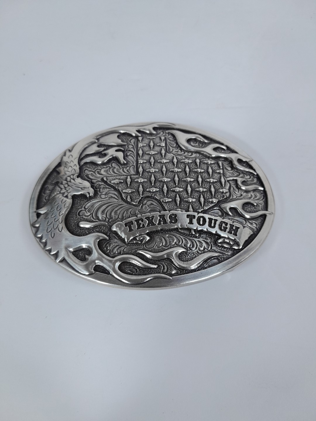 NOCONA Western Oval Belt Buckle TEXAS Tough