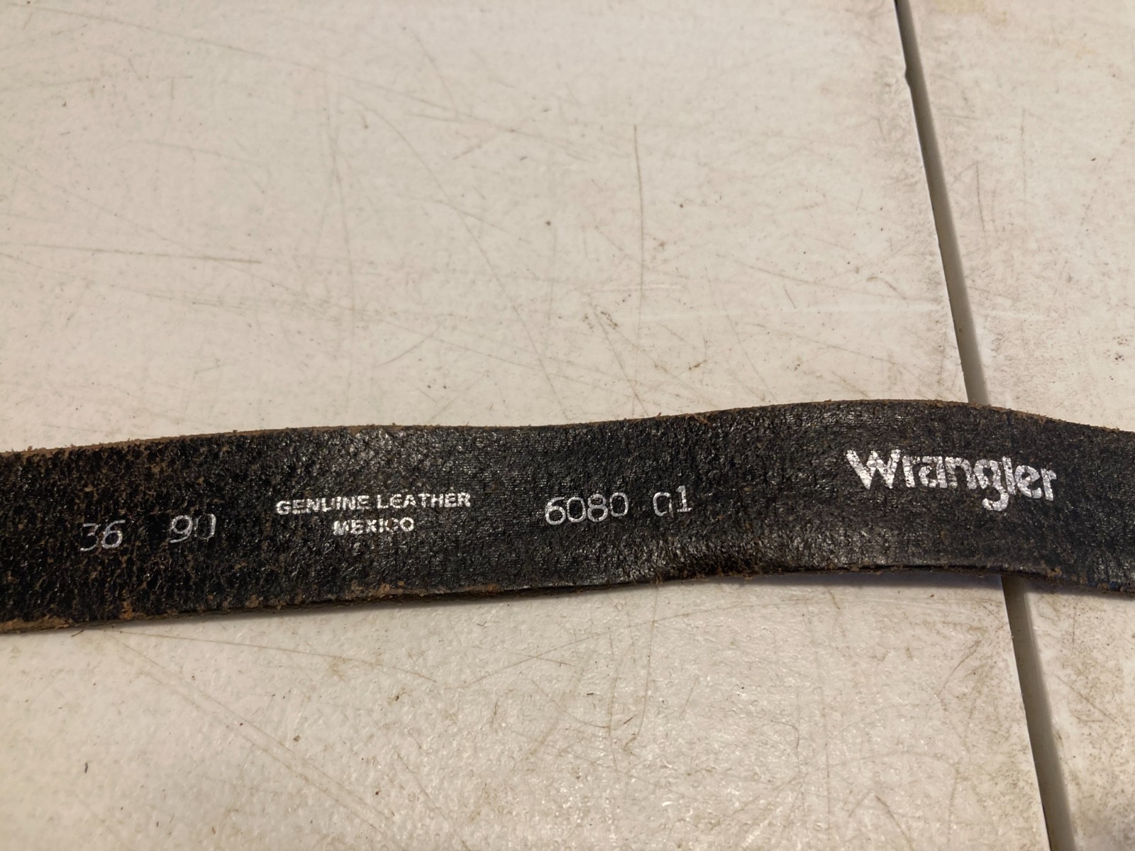 Vintage Corvette Leather Belt w/ Metal Car Belt Buckle Black Chevy Chevrolet