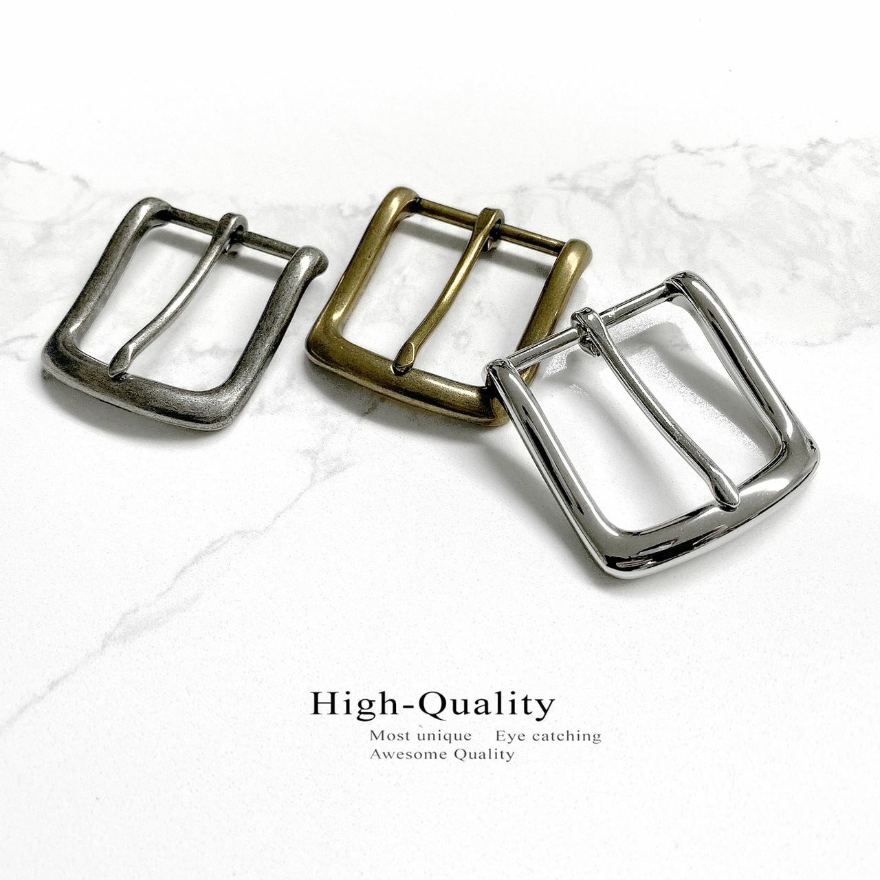 Single Prong Metal Buckle Replacement buckle fits 1-1/2&Prime;(38mm) Belt Strap
