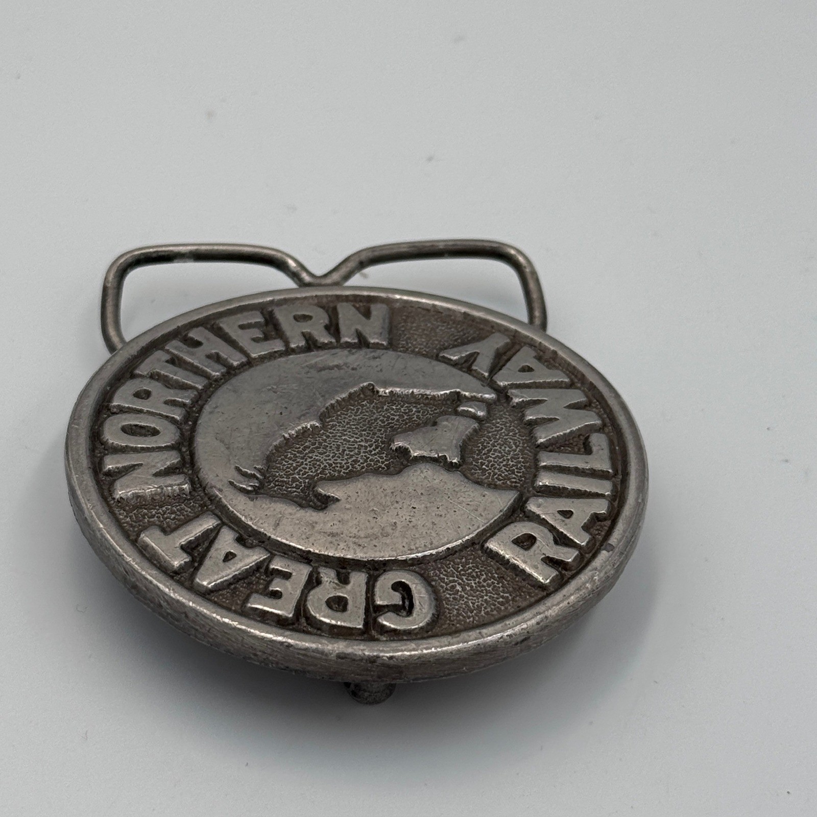Vintage 1976 Great Northern Railway Belt Buckle Jimm Watson A-40 Made in USA