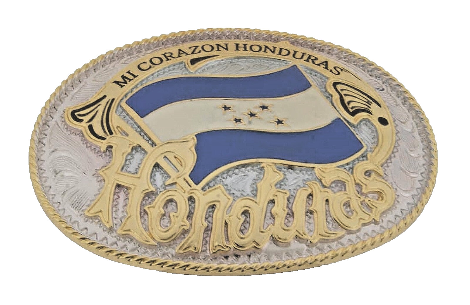 Honduras Flag Belt Buckle Catracha Catrachos Central New Men Women Western Rodeo