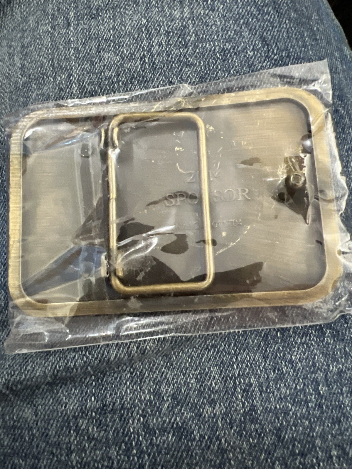 Freedom Is Not Free Brass Belt Buckle By Sponsor 2014