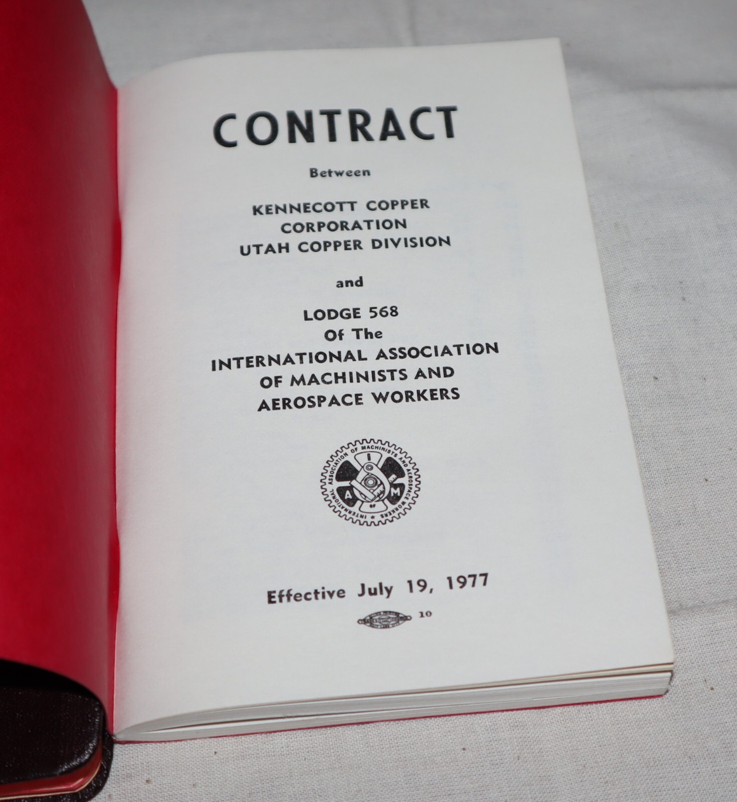 Kennecott Copper Mine LOT | *Vintage* Belt Buckle Train Operating Rules Contract