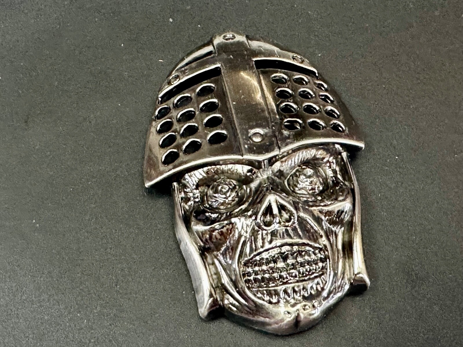 Knights Helmet & Skull Belt Buckle Medieval Armor Design Belt Buckle