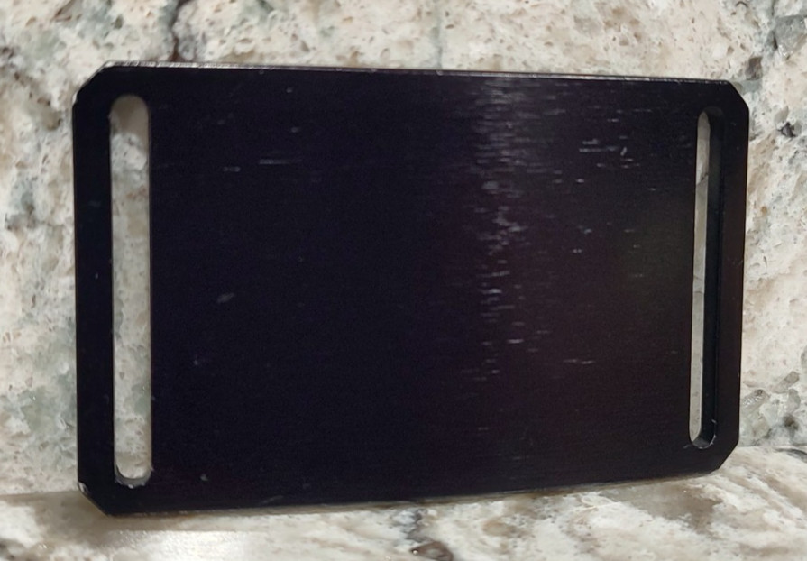 GRIP6 BELT BUCKLE – BLACK NINJA – 1.5 INCH WIDE – WOMEN and MEN – USED #29