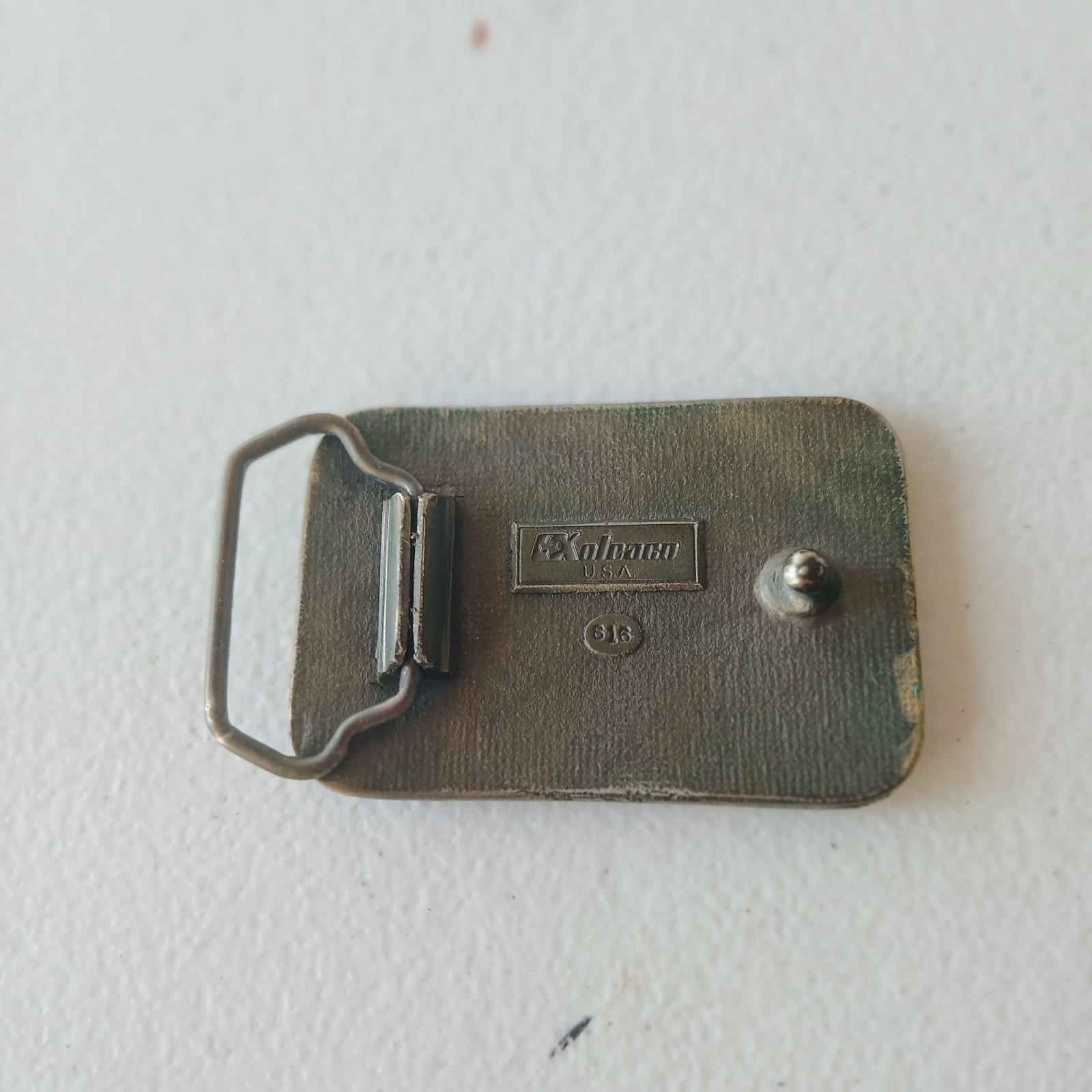 Bohlin Western Vintage Metal Plate Belt Buckle Gold/Silver Tone Men&rsquo;s 1.5in 816