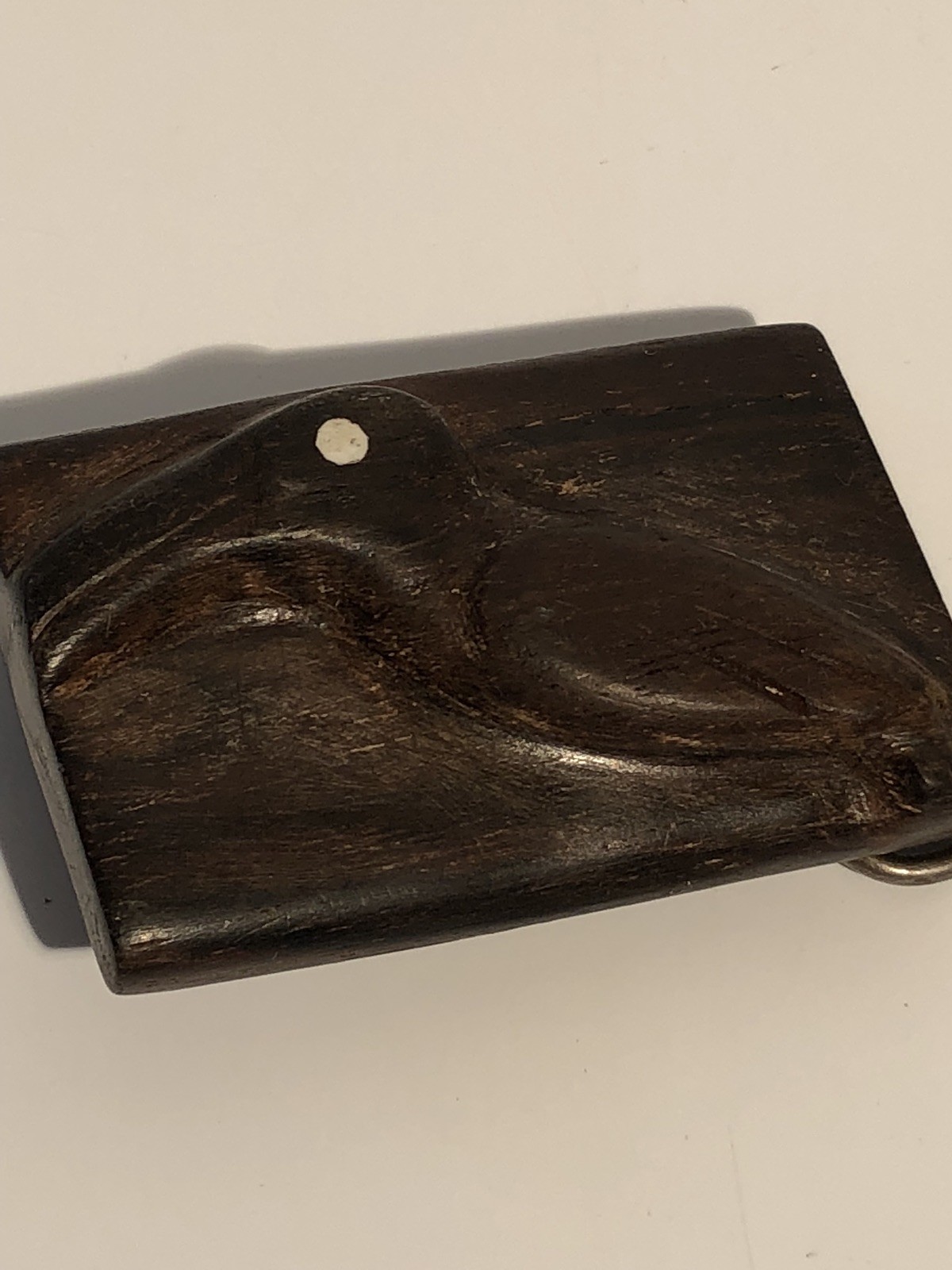 Belt Buckel, Toucan, Vintage 1970’s, Hand Carved, 1.5” Belt, ( 3” x 1.85” )