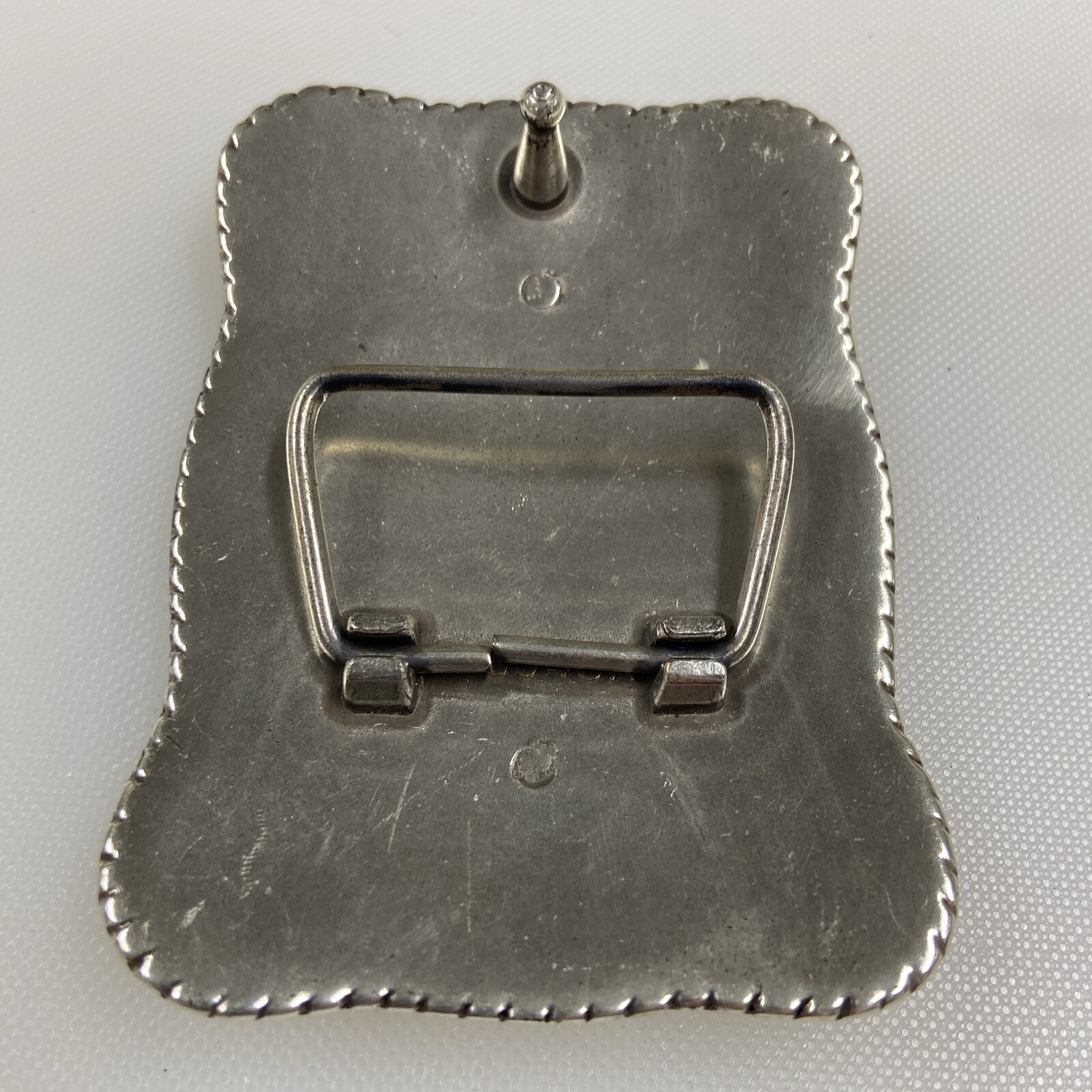 8540A Scalop Edge Longhorn Steer Belt Buckle for 1 1/2&Prime; Belt Max. 3 5/8&Prime;x2 5/8&Prime;