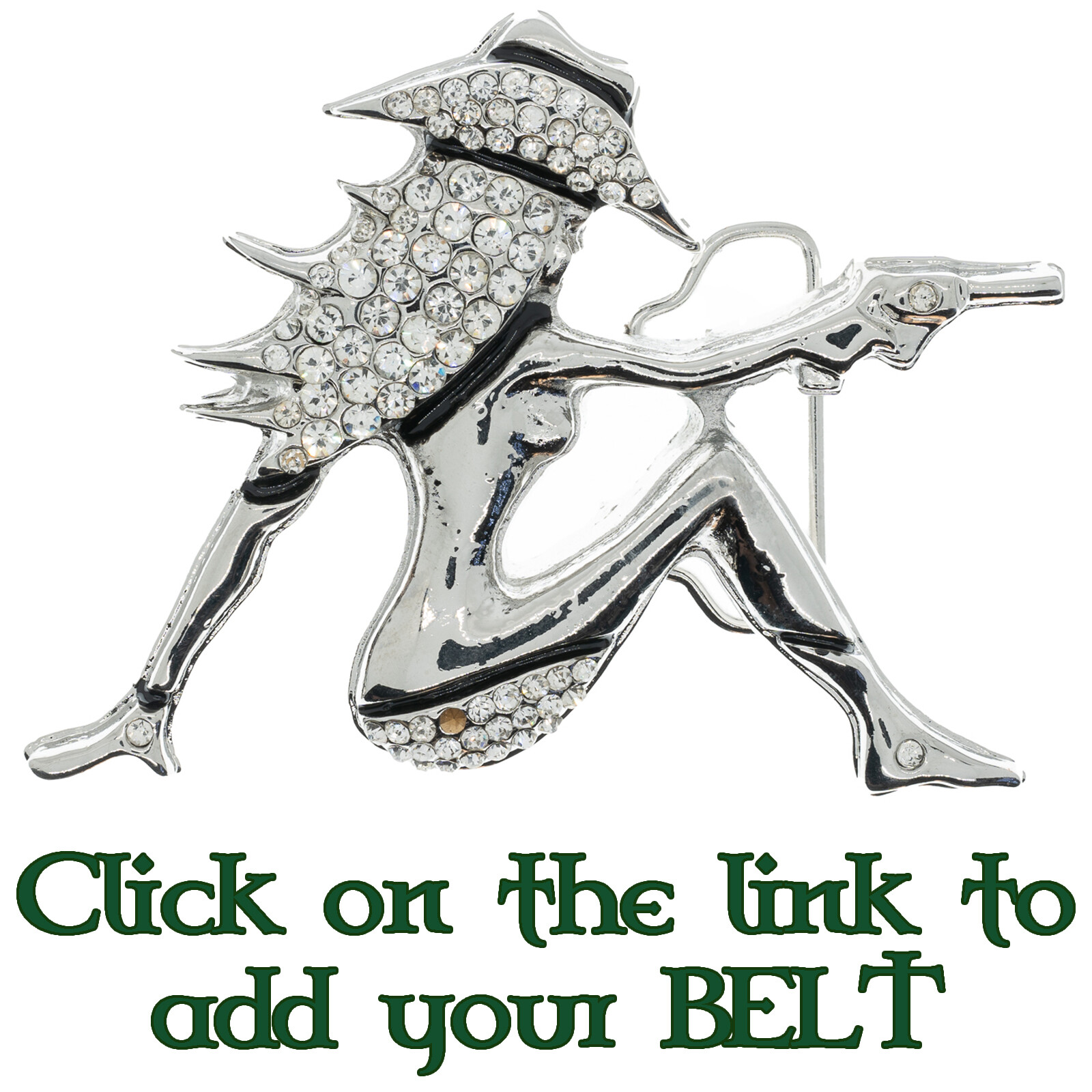 Porn Star Kappa Naked Woman Girl Gun Cowboy Bling Belt Buckle Biker Trucker