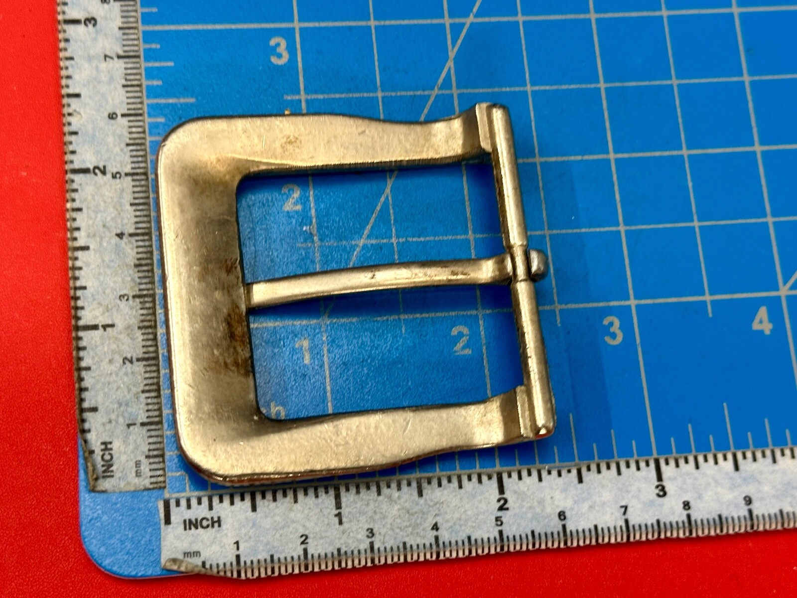 Jeans Brand Silver Tone Replacement Dress Belt Buckle