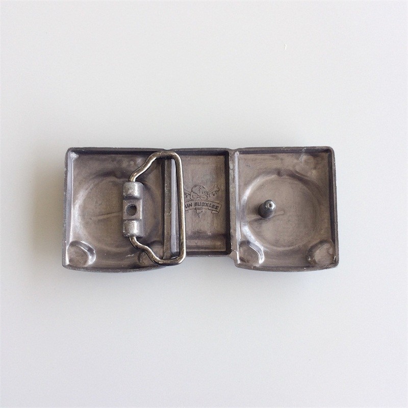 Antique Silver CD Turntables Enamel Music Belt Buckle also Stock in the US
