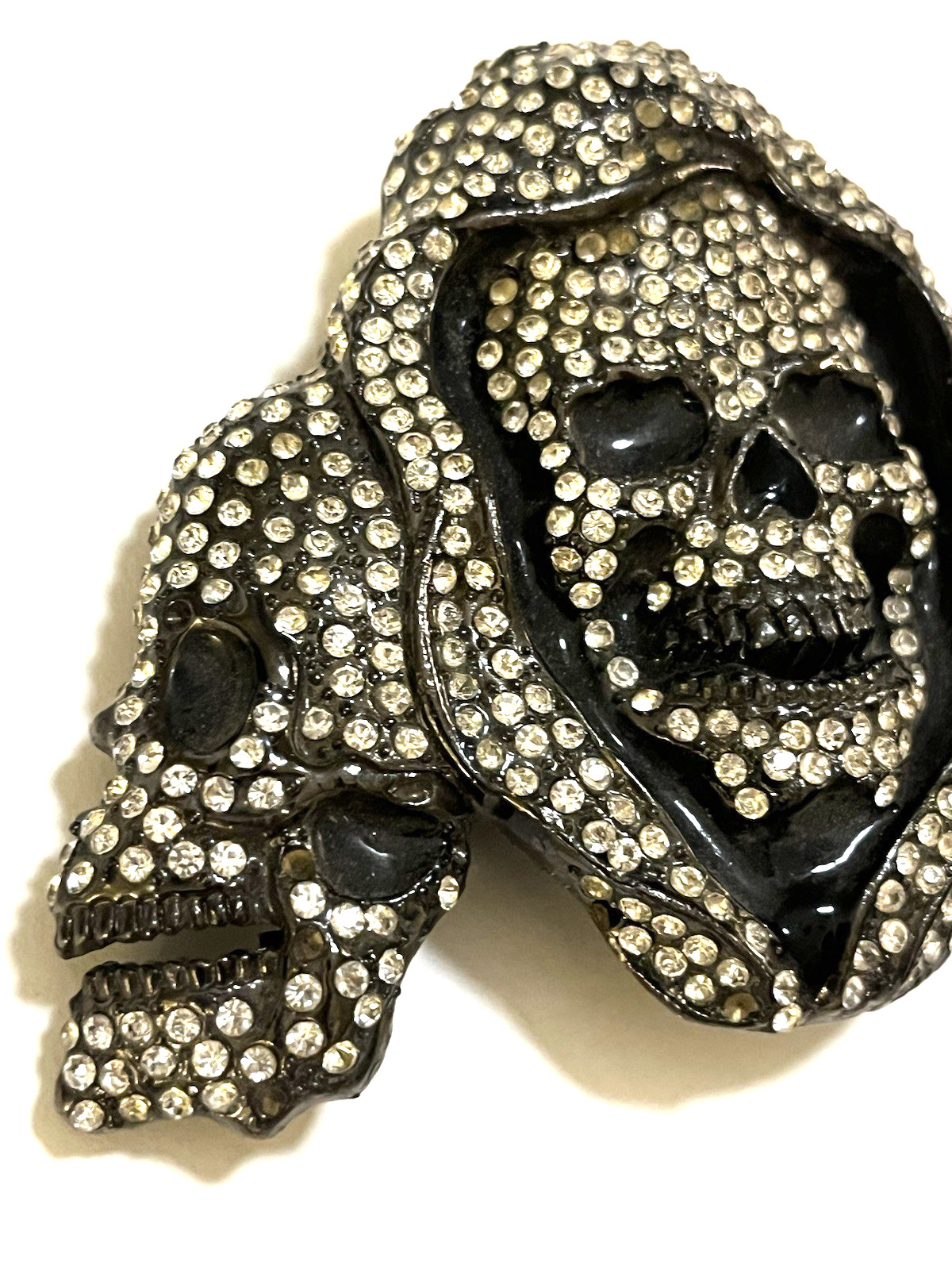 RT Signed Skull Rhinestones Pirate Costume Party Buckle Men&rsquo;s Fashion