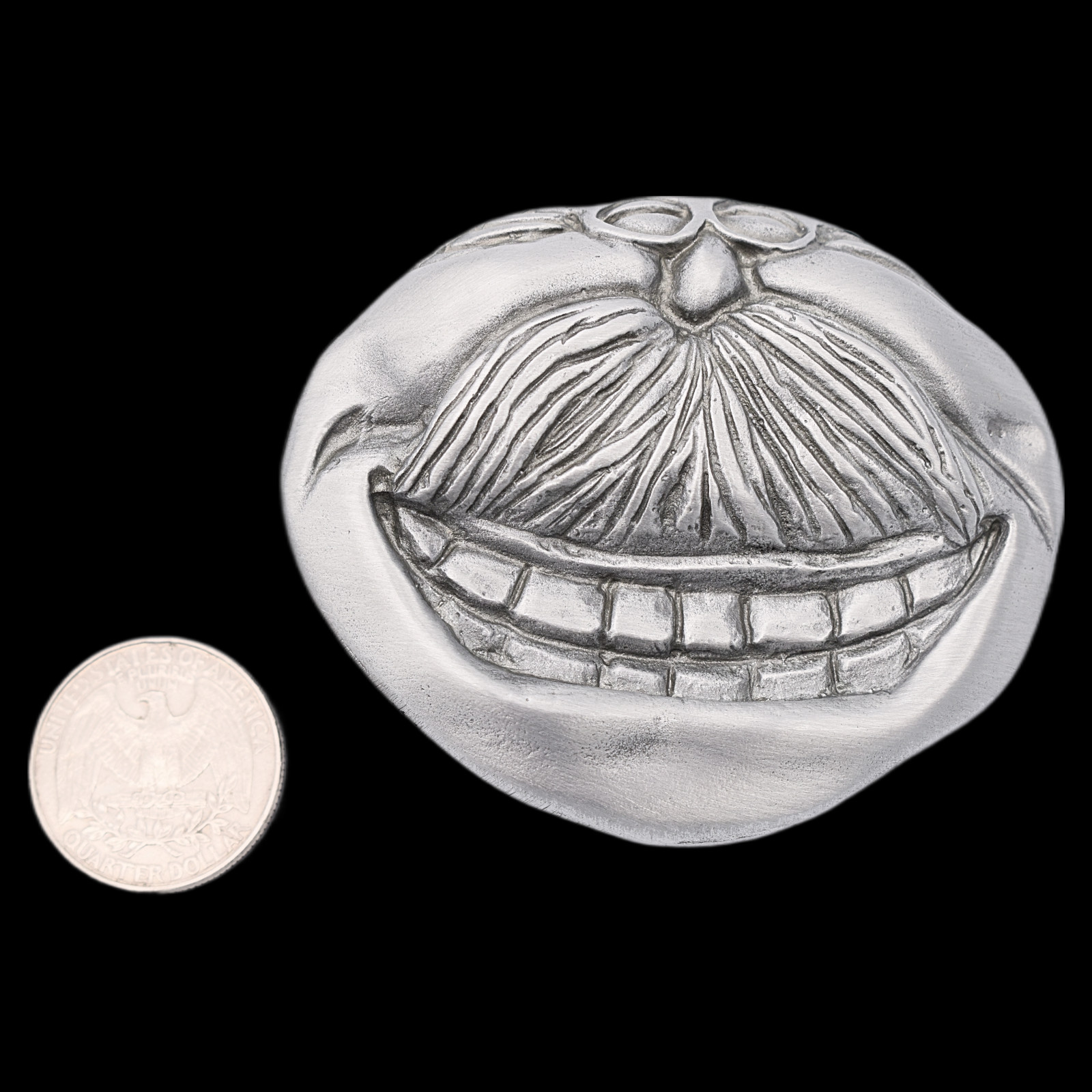 Moustache Mouth Smile Weird Funny Belt Buckle