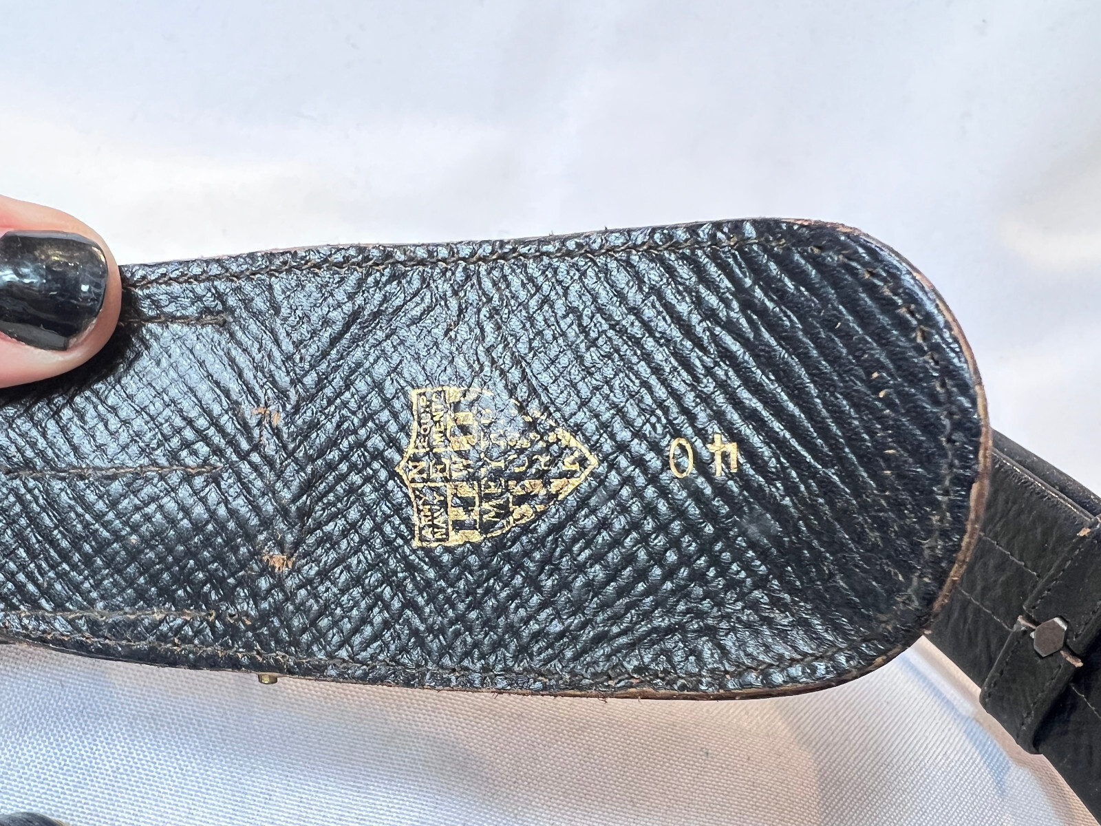 Vtg US Navy Officers Sword Belt And Buckle With Hangers Size 40 Meyer New York