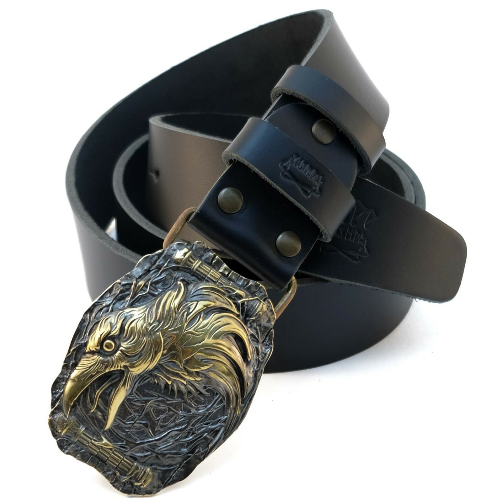 Belt buckle “Raven”, Crow belt buckle, Blackbird buckle; Bird on the buckle;