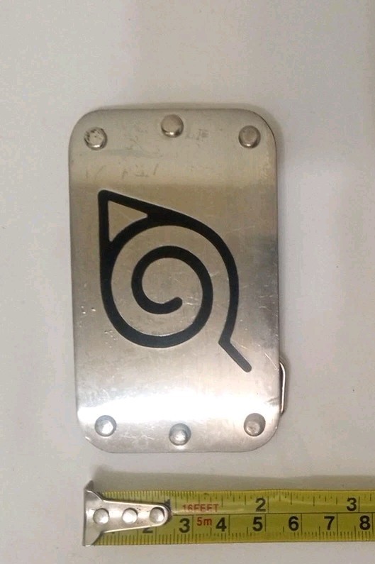 Naruto Uzumaki Belt Chrome buckle 2002 Masashi Kishimoto