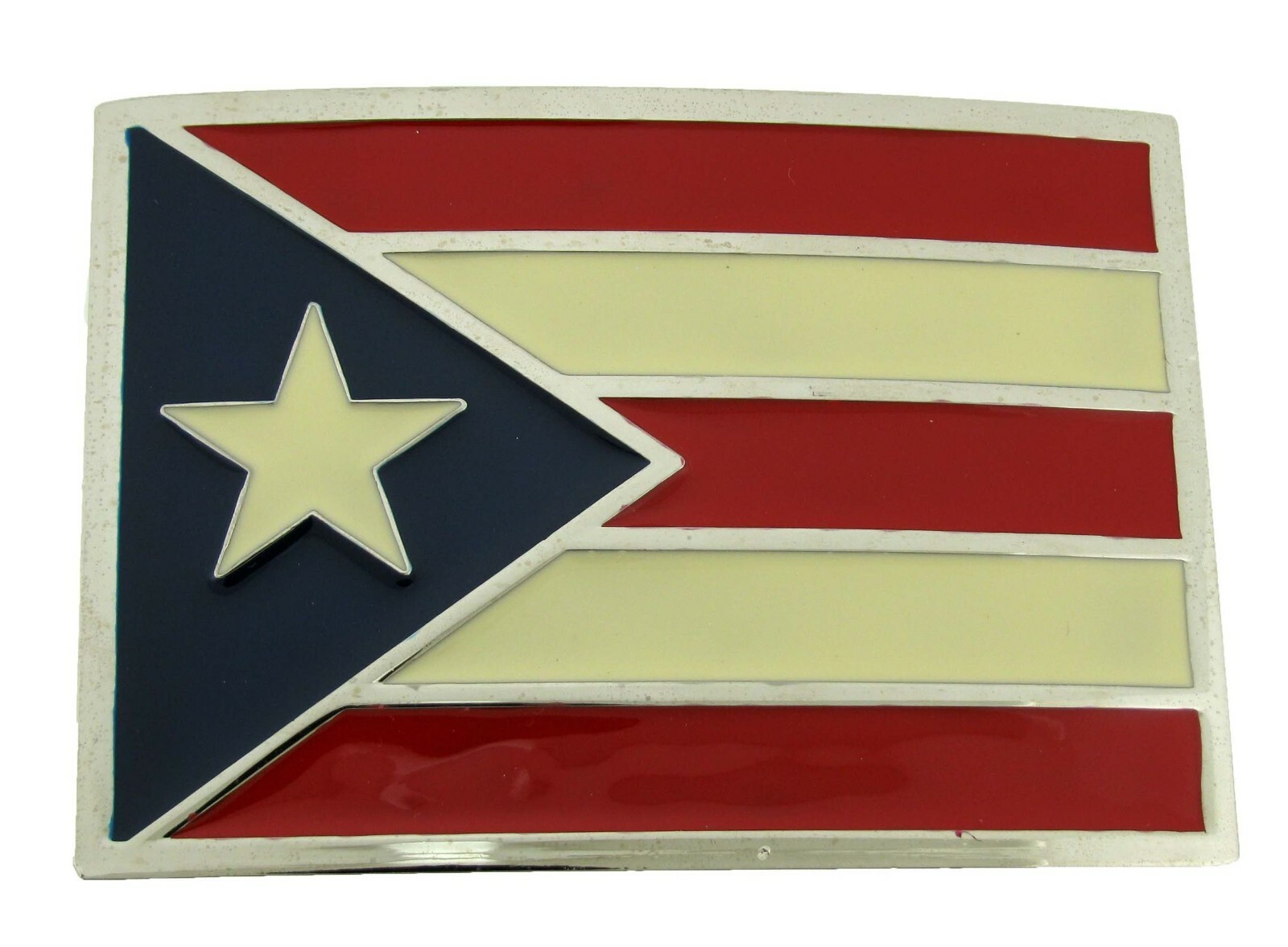 belt buckles lot 6 pieces Closeout Wholesale puertorriquena Puertorriqueno Flags