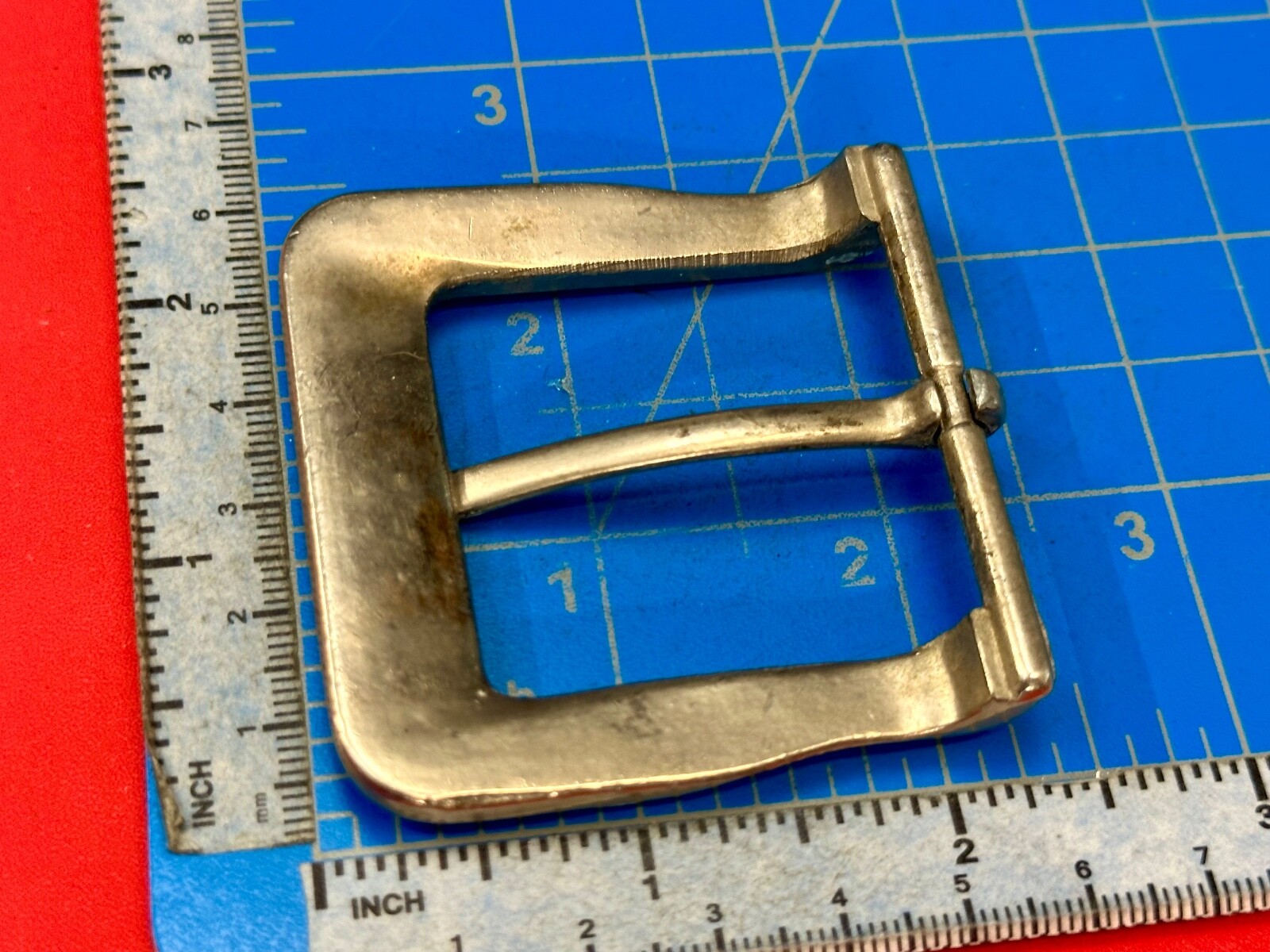 Jeans Brand Silver Tone Replacement Dress Belt Buckle