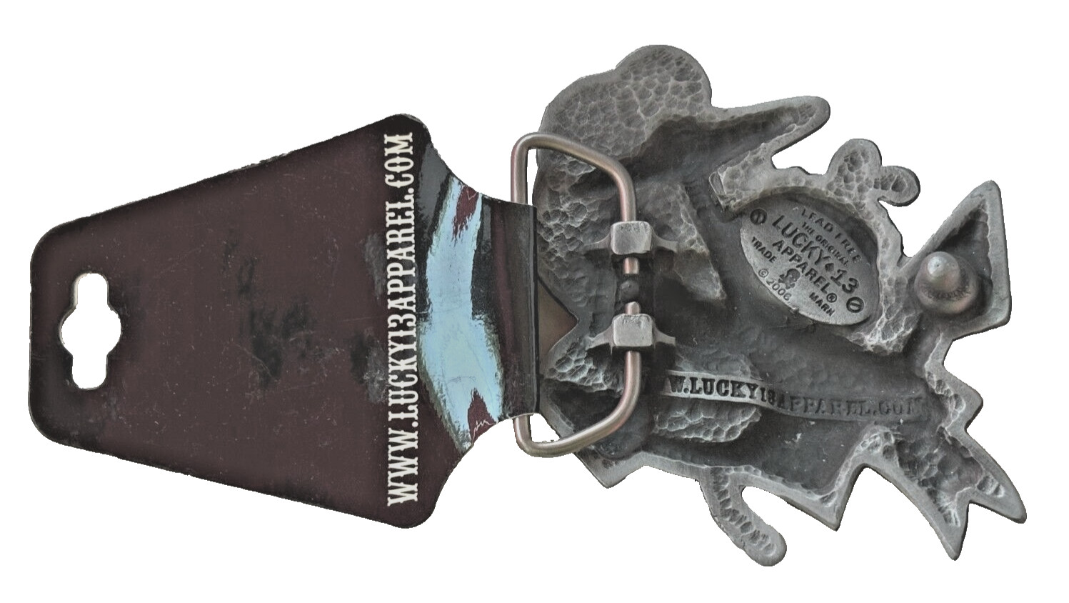Lucky 13 Belt Buckle Anchor Original Officially Licensed New Men Women Fashion