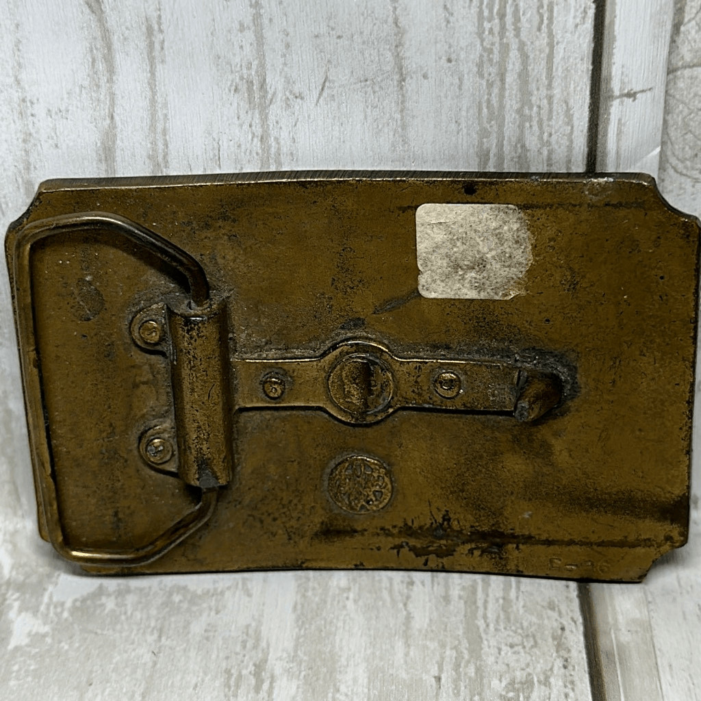 Vintage Belt Buckle The Hangtown Jerklined Sierra Humps and Saddlbacks Wagon