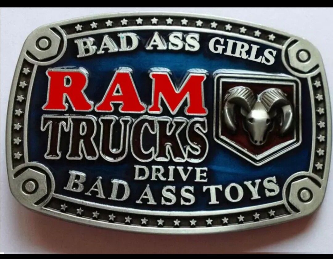 Dodge RAM truck cars man and woman belt buckle new Cowboy Western Belt Buckle