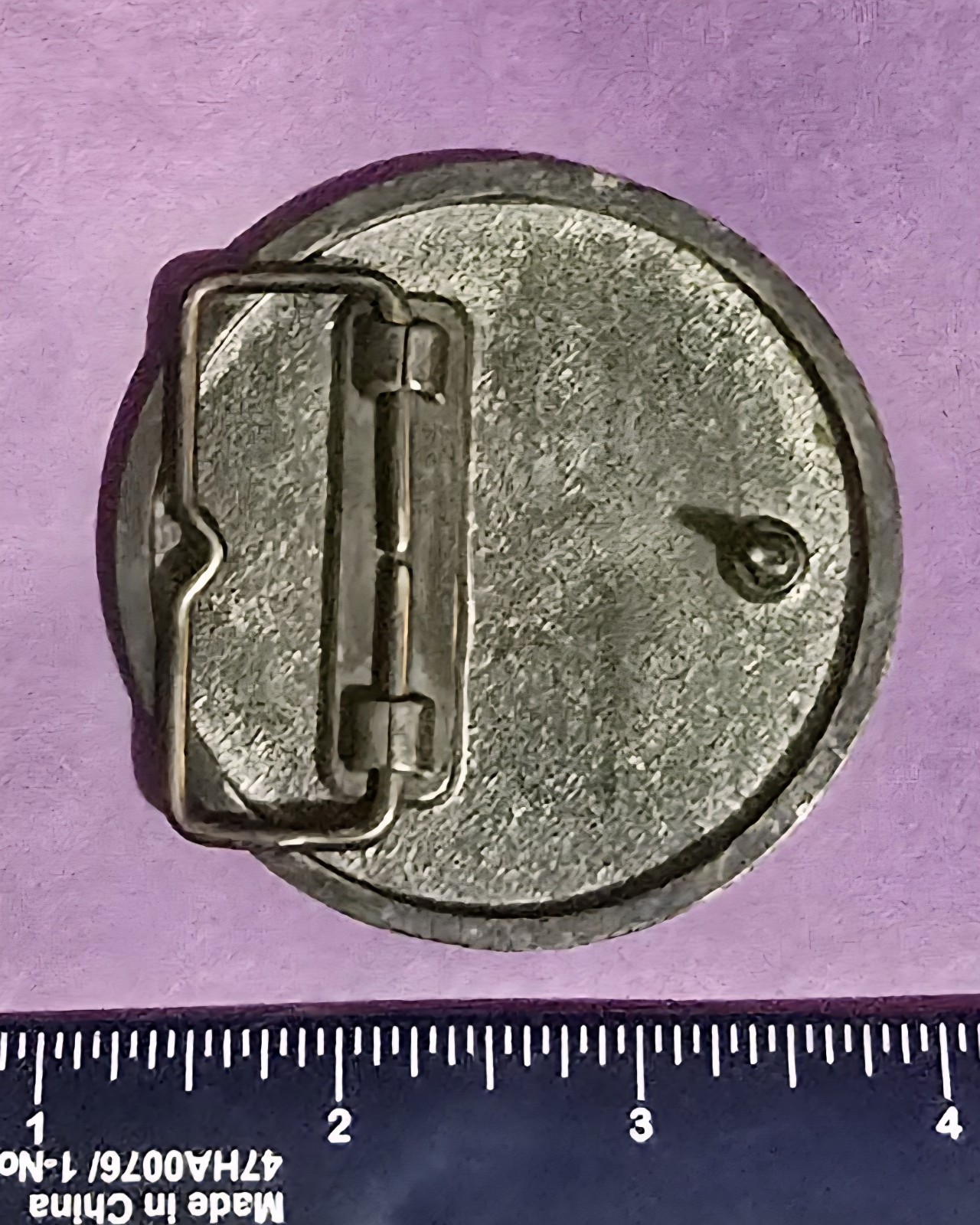 Vintage 1982 World&rsquo;s Fair Metal Buckle Knoxville Tennessee Round Belt Buckle