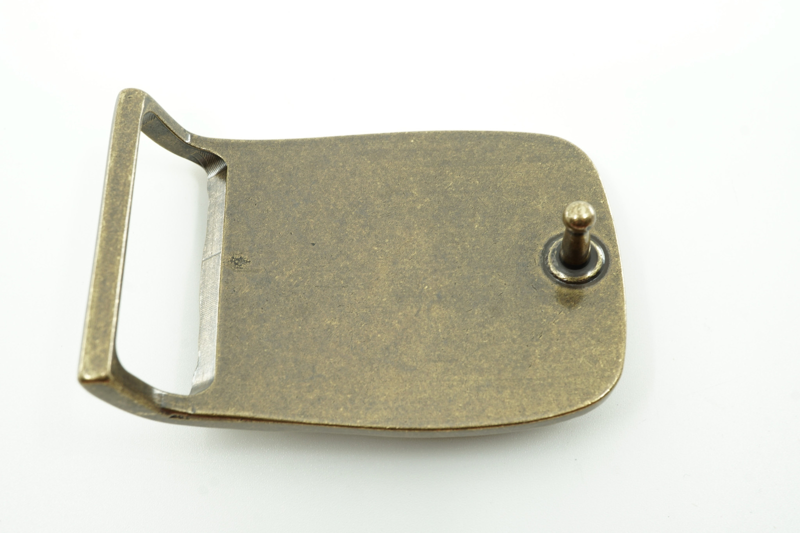 Western Dragon Turquoise Stone Rectangle Solid Brass Metal Belt Buckle