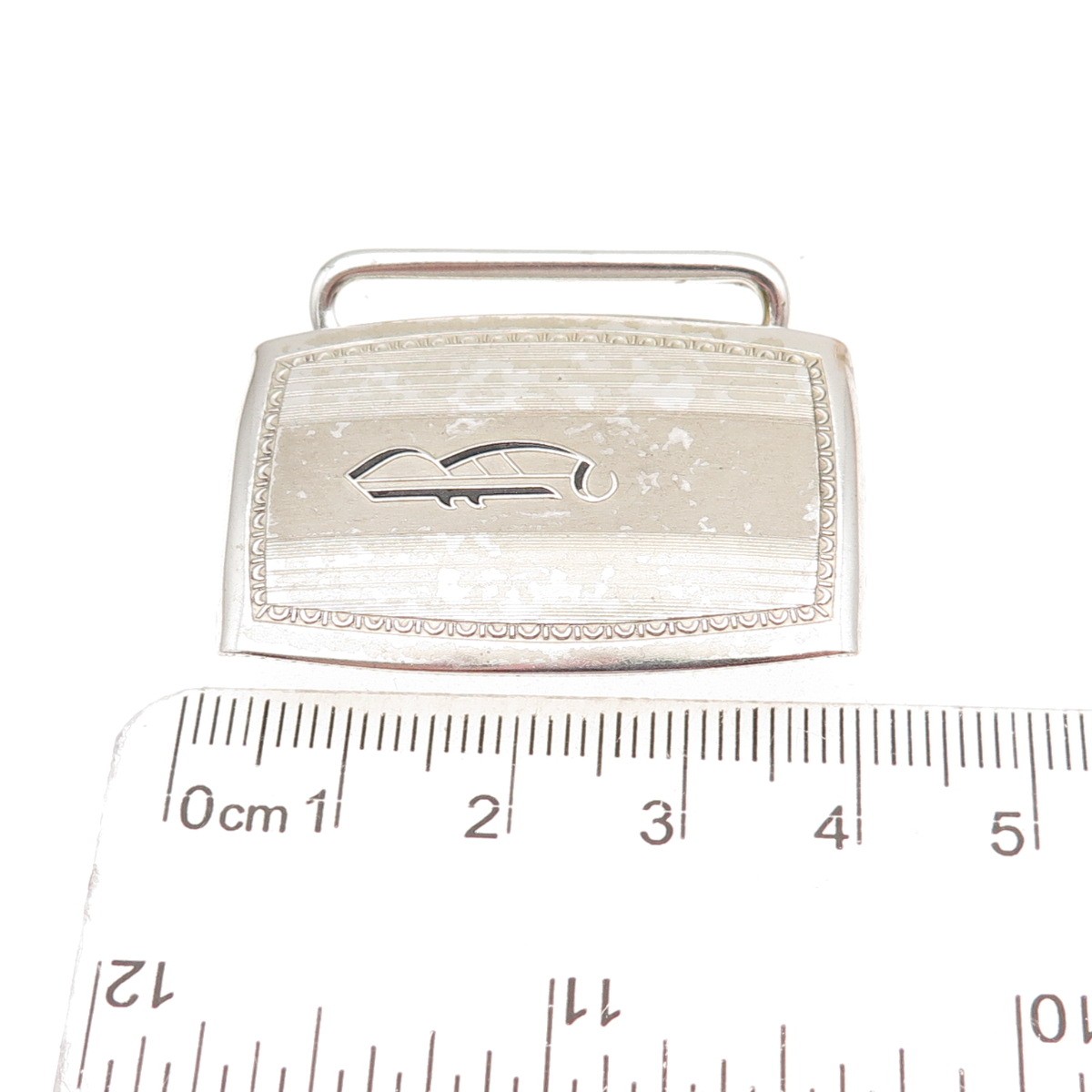 Hickok 925 Sterling Silver Antique Art Deco Letter B Initial Belt Buckle