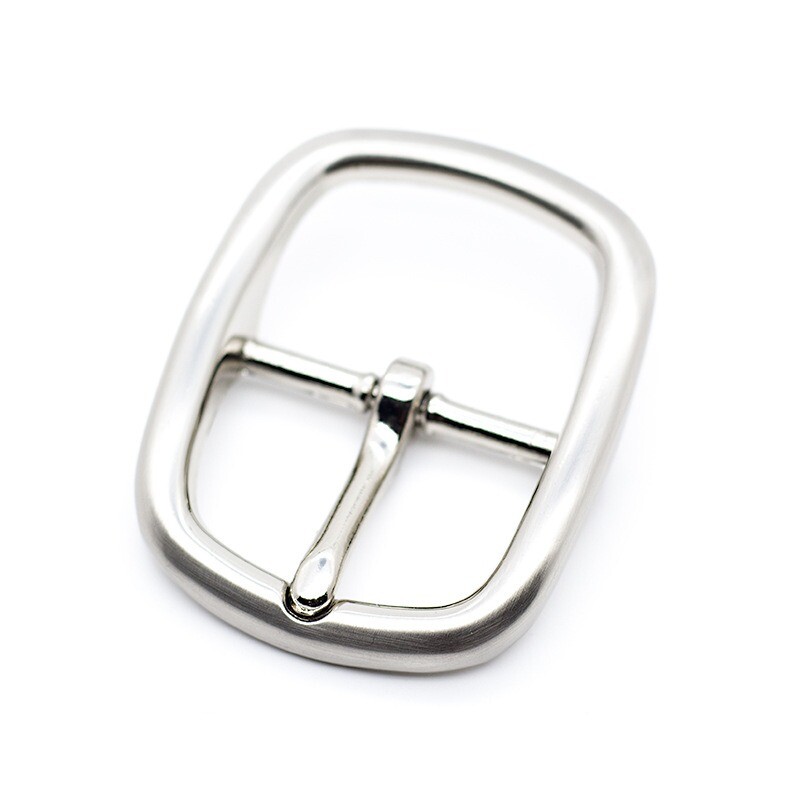 1X 30mm Belt Buckle Single Prong Rectangle Replacement Tongue Pin Buckle for Men