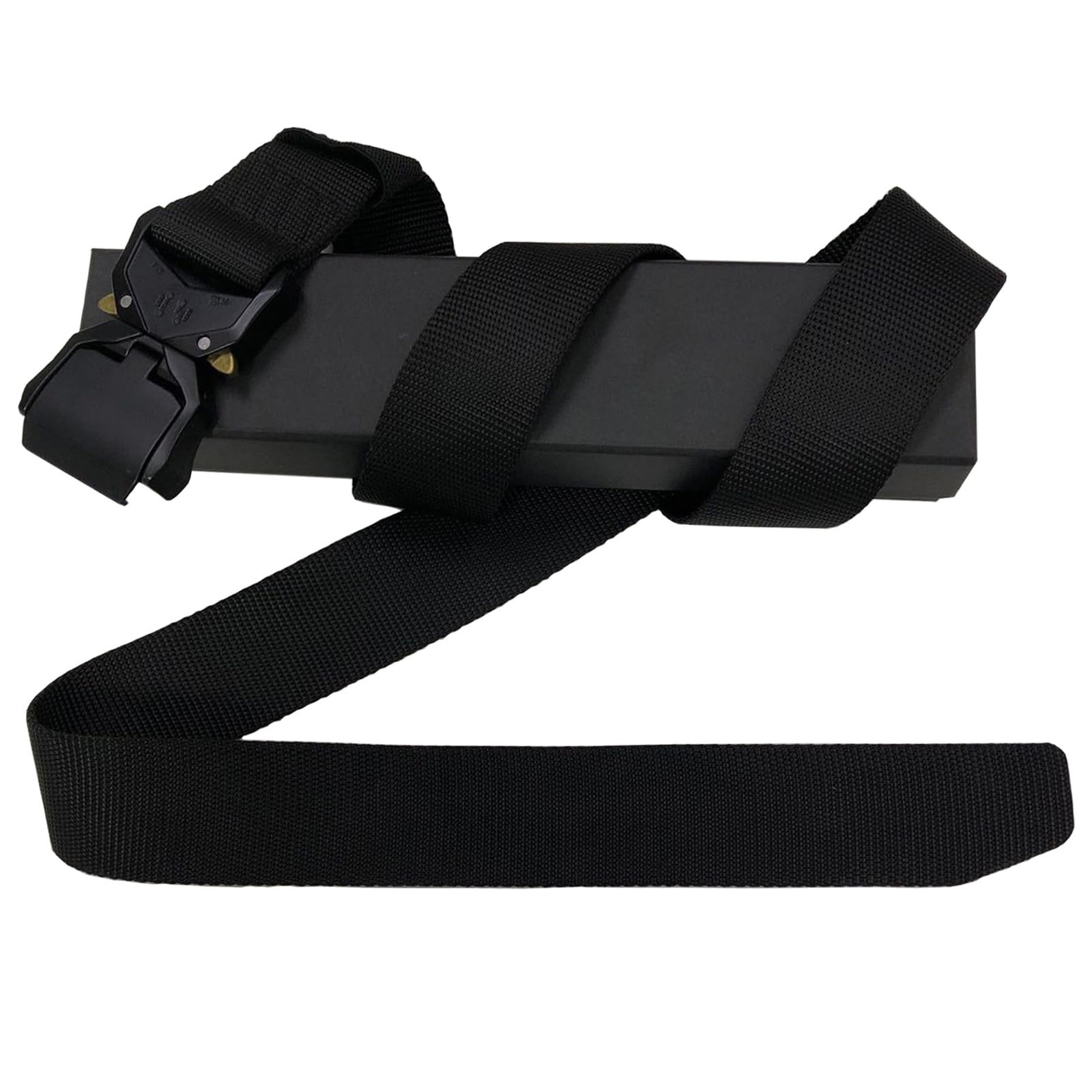 YiwerDer Nylon Belts for Men, Medium size fits Waist 36&Prime;-42&Prime;, Black