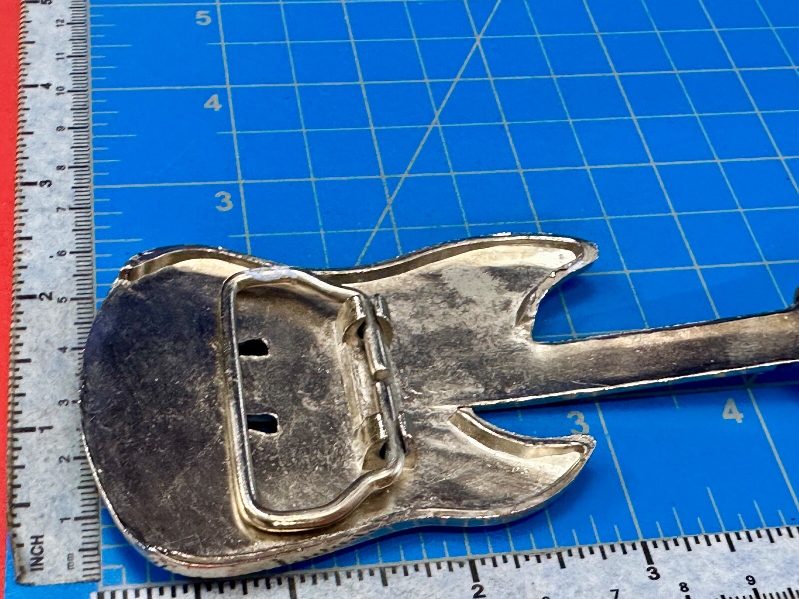 Electric Rock Guitar – Music Band – Different Cutout Vintage Belt Buckle