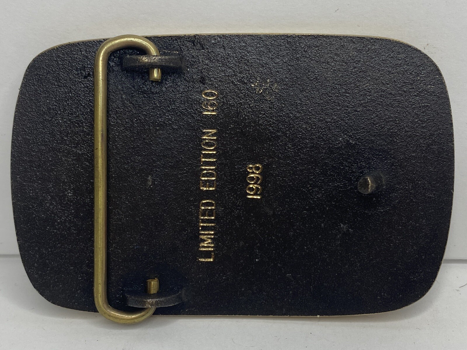 Vintage (MTA) Mine Technik America INC. Brass Belt Buckle. Limited Edition 1998